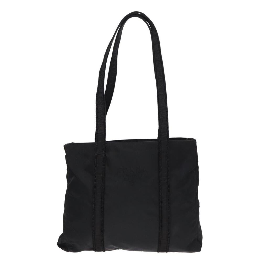 Prada Nylon Tote Bag Silver